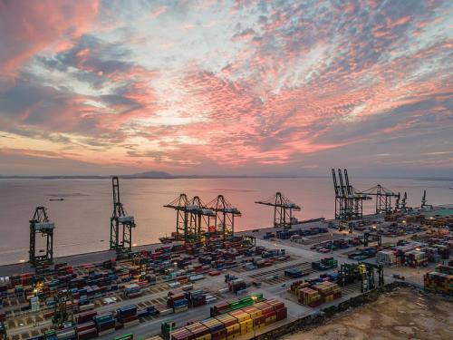 中国浙江宁波到美国多用途船运输绿色海运走廊