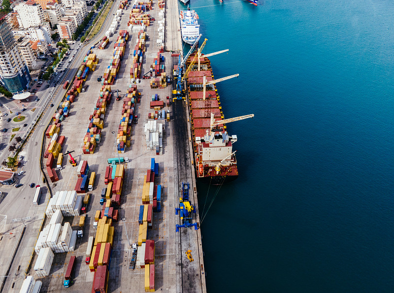 挪威朗厄松港口 挪威朗厄松港口