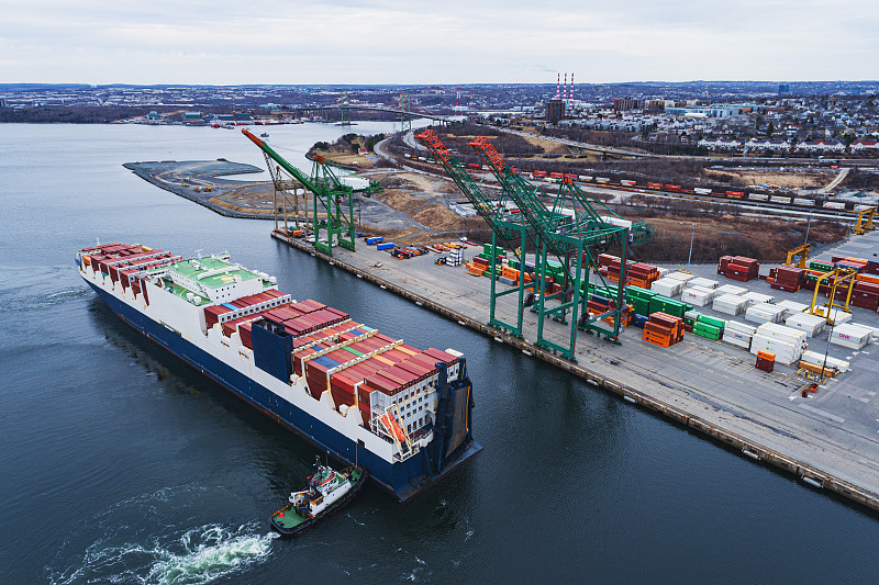 挪威波斯格伦港口