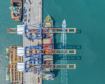 厨房用具套装通过中国江门跨国货运专线配送至美国